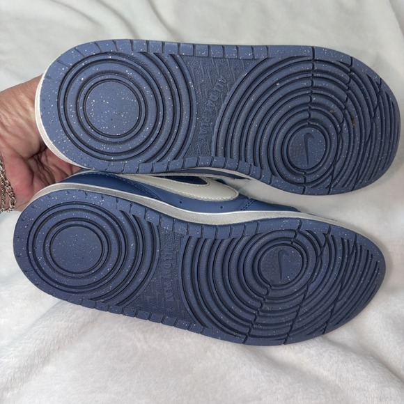 Nike Court Borough Mid 2 Diffused Blue/Light Bone CD7783-402 Size 5Y - Picture 8 of 9